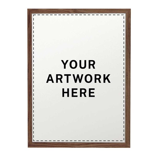 Drop-In Shadowbox, 18"x24", Walnut/Black